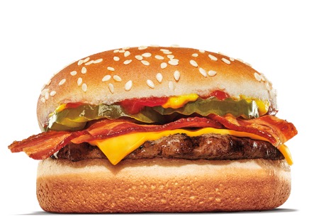 Burger King Bacon Menu - Bacon Cheeseburger