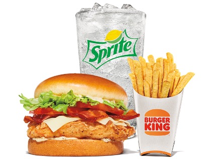 Burger King Bacon & Swiss Royal Crispy Chicken Meals