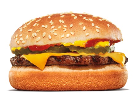 Burger King Beef Menu - Cheeseburger