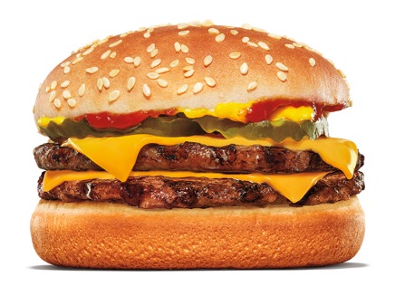 Burger King Beef Menu - Double Cheeseburger