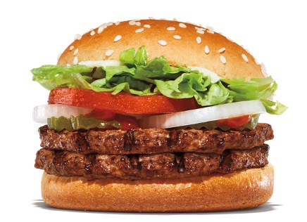 Burger King Beef Menu - Double Whopper Jr.