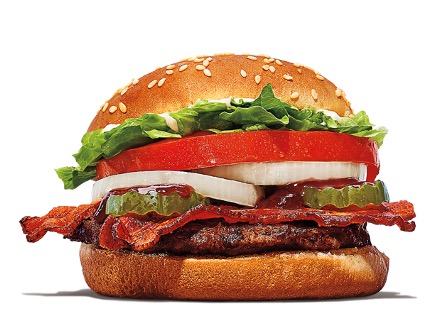 Burger King Beef Menu - BBQ Bacon Whopper Jr.