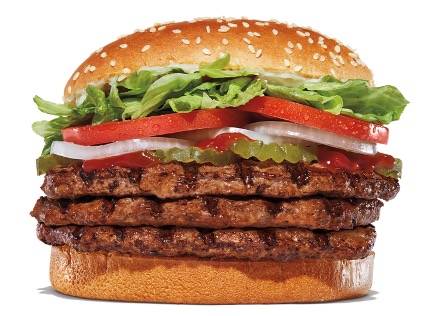 Burger King Beef Menu - Triple Whopper