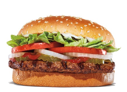 Burger King Beef Menu - Whopper Jr.