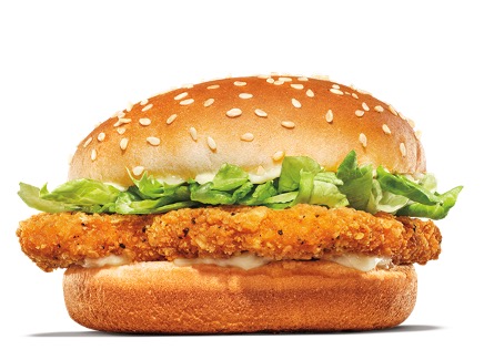 Burger King Chicken Menu - Chicken Jr.