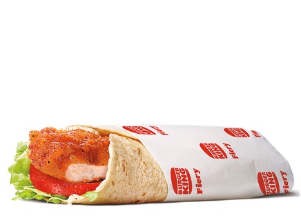 Burger King Chicken Menu - Fiery Royal Crispy Wrap