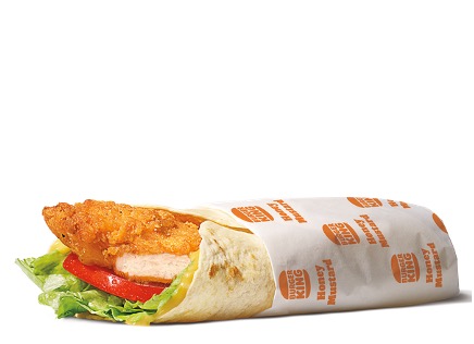 Burger King Chicken Menu - Honey Mustard Royal Crispy Wrap