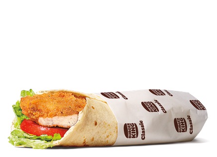 Burger King Chicken Menu - Royal Crispy Wrap