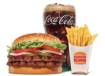 Burger King Double Whopper Meals