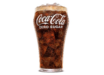 Burger King Drinks Menu - Coca-Cola Zero Sugar