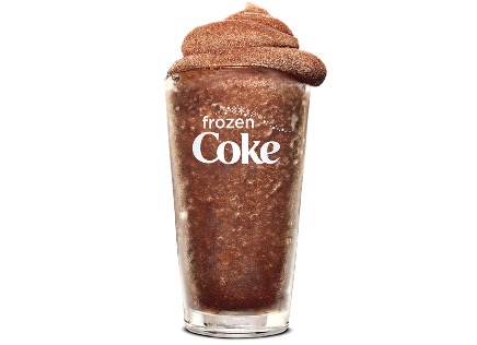 Burger King Drinks Menu - Frozen Coke