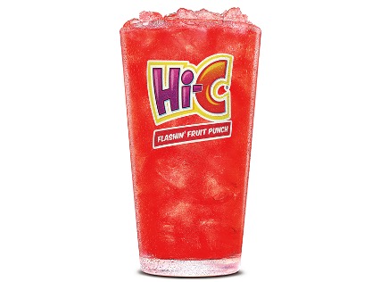 Burger King Drinks Menu - HI-C Fruit Punch