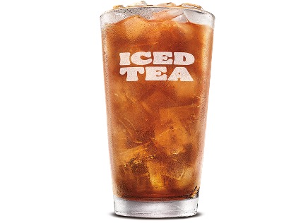 Burger King Drinks Menu - Sweetened Iced Tea