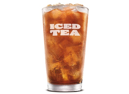 Burger King Drinks Menu - Unsweetened Iced Tea