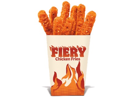 Burger King Sides Menu - Fiery Chicken Fries